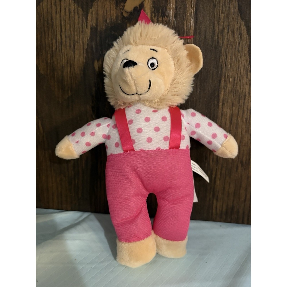 Berenstain Bears Sister Bear Plush 9 " Pink Bow Pants Suspenders Polka Dot Shirt